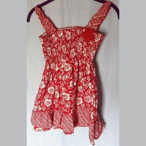 B.T. Kids Red Floral Dress